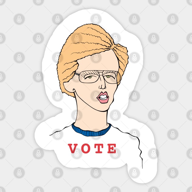 NAPOLEON DYNAMITE FAN ART Sticker by cartoonistguy